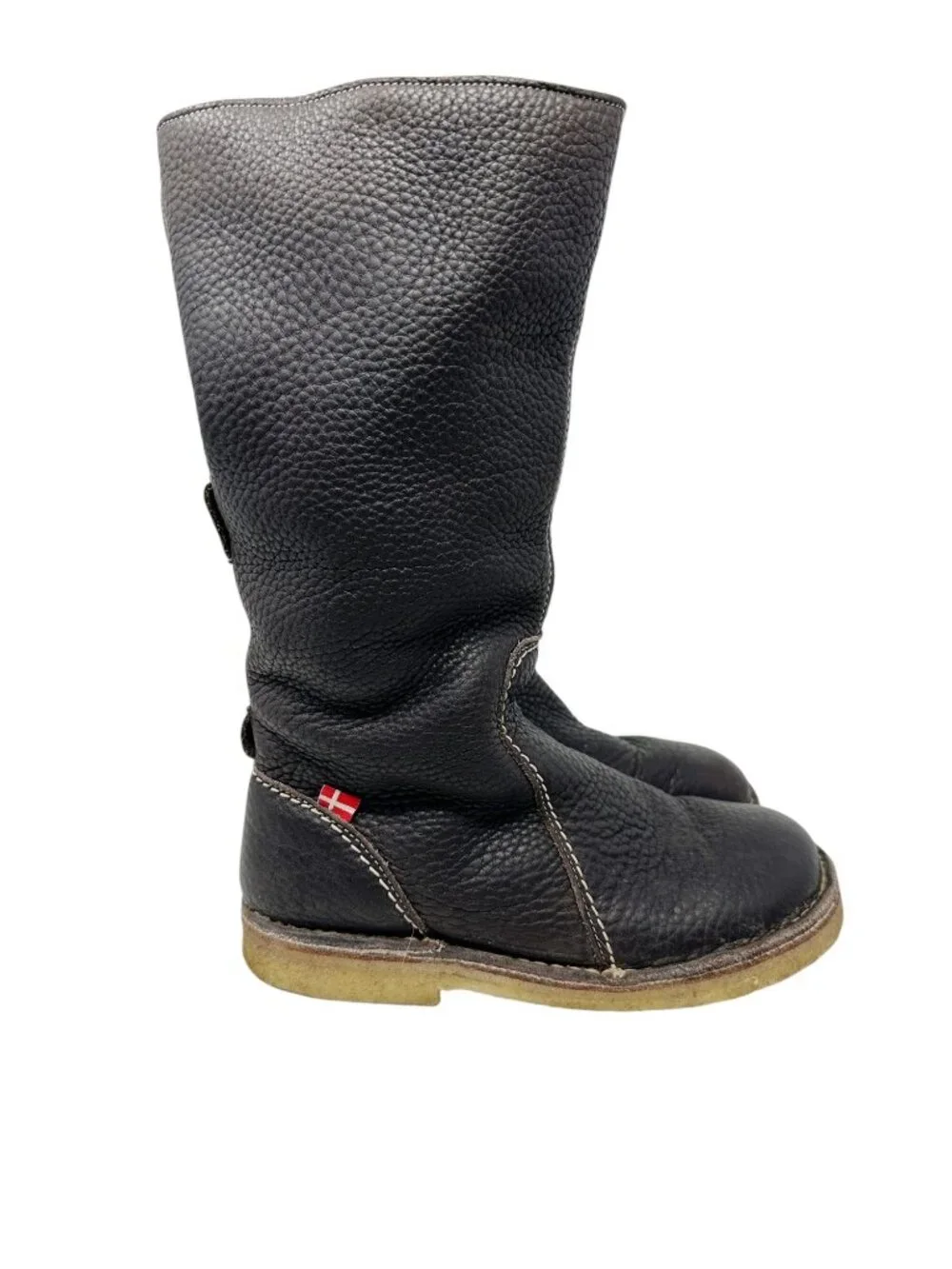 Duckfeet Silkeborg Boots Brown Leather Crepe Sole EU 39 US 8.5-9 (No Straps)